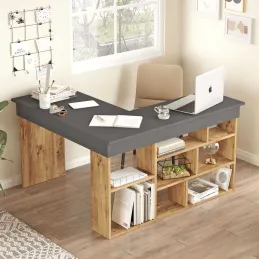 Bureau d'angle en aggloméré Clic