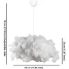 Suspension nuage en coton