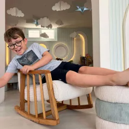 Fauteuil à bascule pour enfant Kleamini