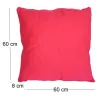 Coussin carré pour dossier de canapé 60 cm