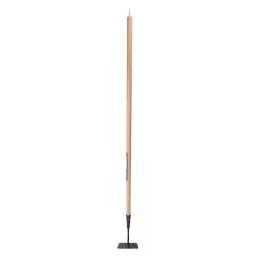 Binette lame dentelée et manche en bois 14 cm