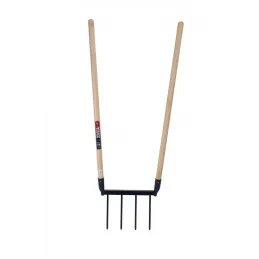 Eco'biofourche 4 dents et manche en bois
