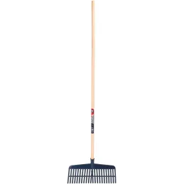 Balai scandinave 22 dents manche en bois 130 cm