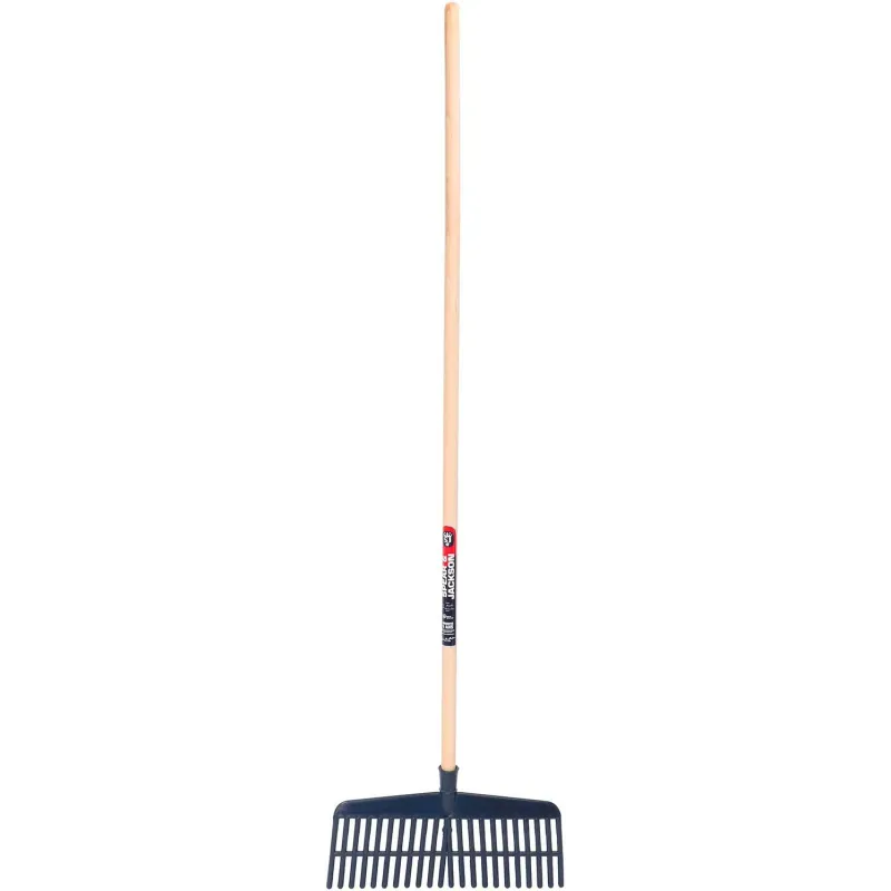 Balai scandinave 22 dents manche en bois 130 cm