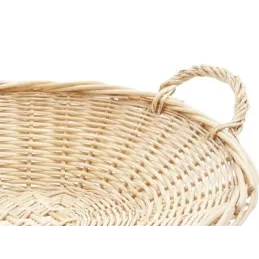 Grande corbeille - Van en osier blanc