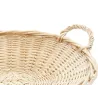 Grande corbeille - Van en osier blanc