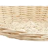 Grande corbeille - Van en osier blanc