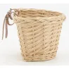 Panier à vélo en osier naturel