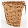Panier à vélo en osier naturel