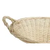 Grande corbeille Van en osier blanc