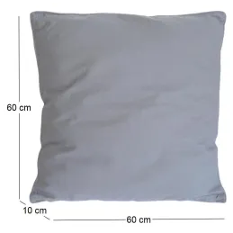 Coussin en coton coloré Salsa 60 cm