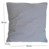 Coussin en coton coloré Salsa 60 cm