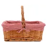 Panier rectangulaire en osier fendu "Campagne Chic"