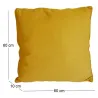 Coussin en coton coloré Salsa 60 cm