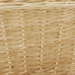 Corbeille à linge en osier fendu