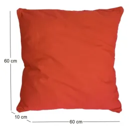 Coussin en coton coloré Salsa 60 cm