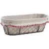 Corbeille grillage et jute Vichy Chic (lot de 2)