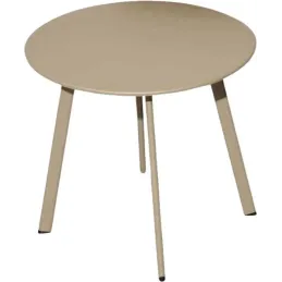 Table basse de jardin en acier Massai 40 cm