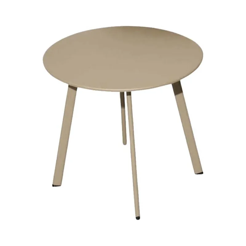Table basse de jardin en acier Massai 40 cm