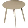 Table basse de jardin en acier Massai 40 cm