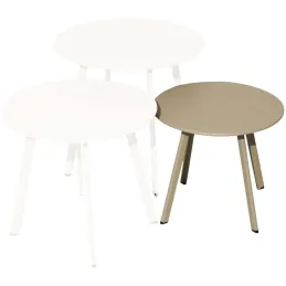 Table basse de jardin en acier Massai 40 cm