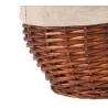 Panier enfant ovale en osier et jute