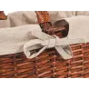 Panier enfant ovale en osier et jute