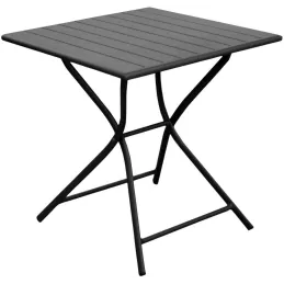 Table de jardin carrée en aluminium 2 personnes Globe