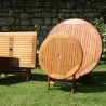 Table ronde en acacia 120 cm Sophie
