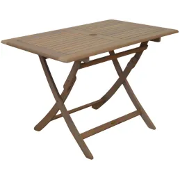 Table rectangulaire en acacia 110 x 70 cm Sophie