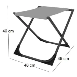 Tabouret pliant en acier Easy