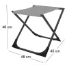 Tabouret pliant en acier Easy