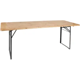Ensemble table et banc de jardin Brasseur