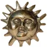Bouton de porte en laiton recyclé Soleil