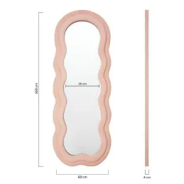 Miroir cadre en tissu Charlotte