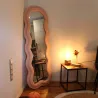 Miroir cadre en tissu Charlotte