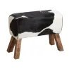Tabouret en peau de vache