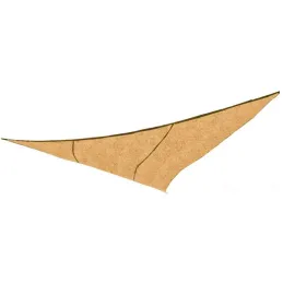 Voile d'ombrage triangulaire en jute