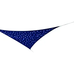 Voile d'ombrage avec leds intégrées Ciel étoilé