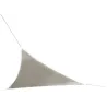 Voile d'ombrage triangulaire avec leds solaires intégrées Night and day