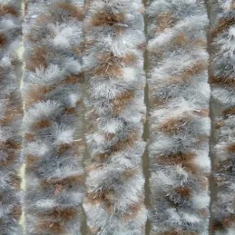 Rideau de porte en fibres synthétiques Chenilles