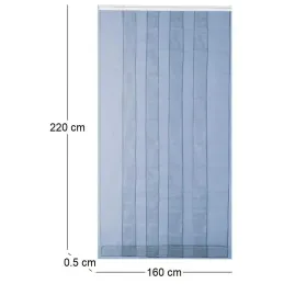 Rideau de porte moustiquaire en fibre de verre Arles