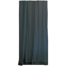 Rideau de porte moustiquaire en coton  1 bande à froncer