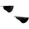 Étagères en métal noir (lot de 2)