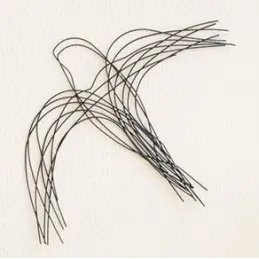 Décor mural Oiseaux en métal (lot de 3)