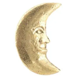 Bouton de porte en laiton recyclé Moon