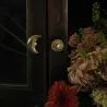 Bouton de porte en laiton recyclé Moon