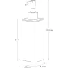 Distibuteur de savon mural Tower