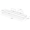 Etagère murale pour produits salle de bain Tower