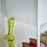 Etagère à chaussures en métal avec roulettes Tower